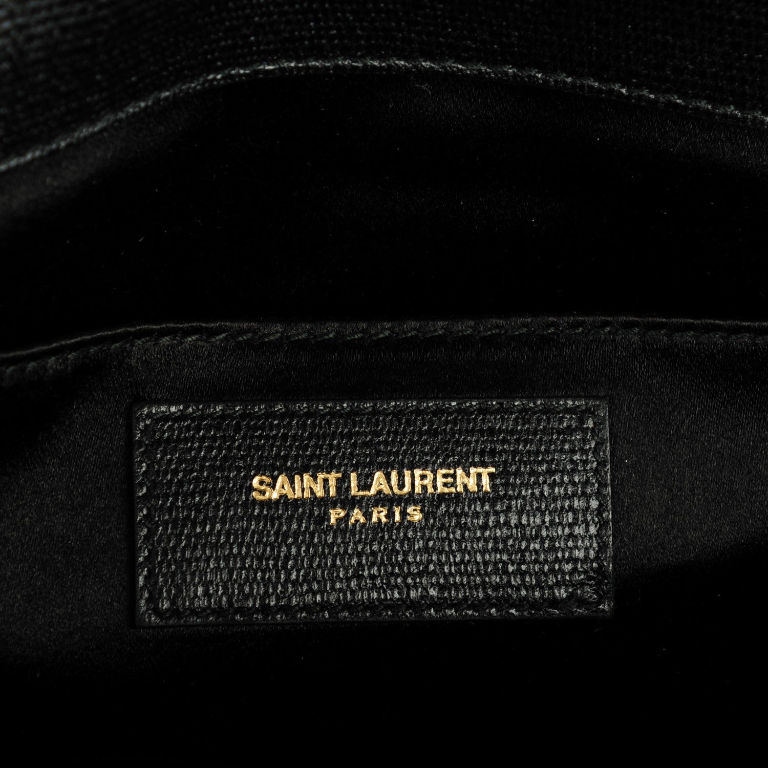 Saint Laurent Textured Calfskin Classic Y Ligne Clutch Black 7 of 8