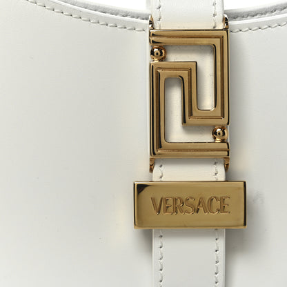 Versace Calfskin Small Greca Goddess Hobo White 7 of 10