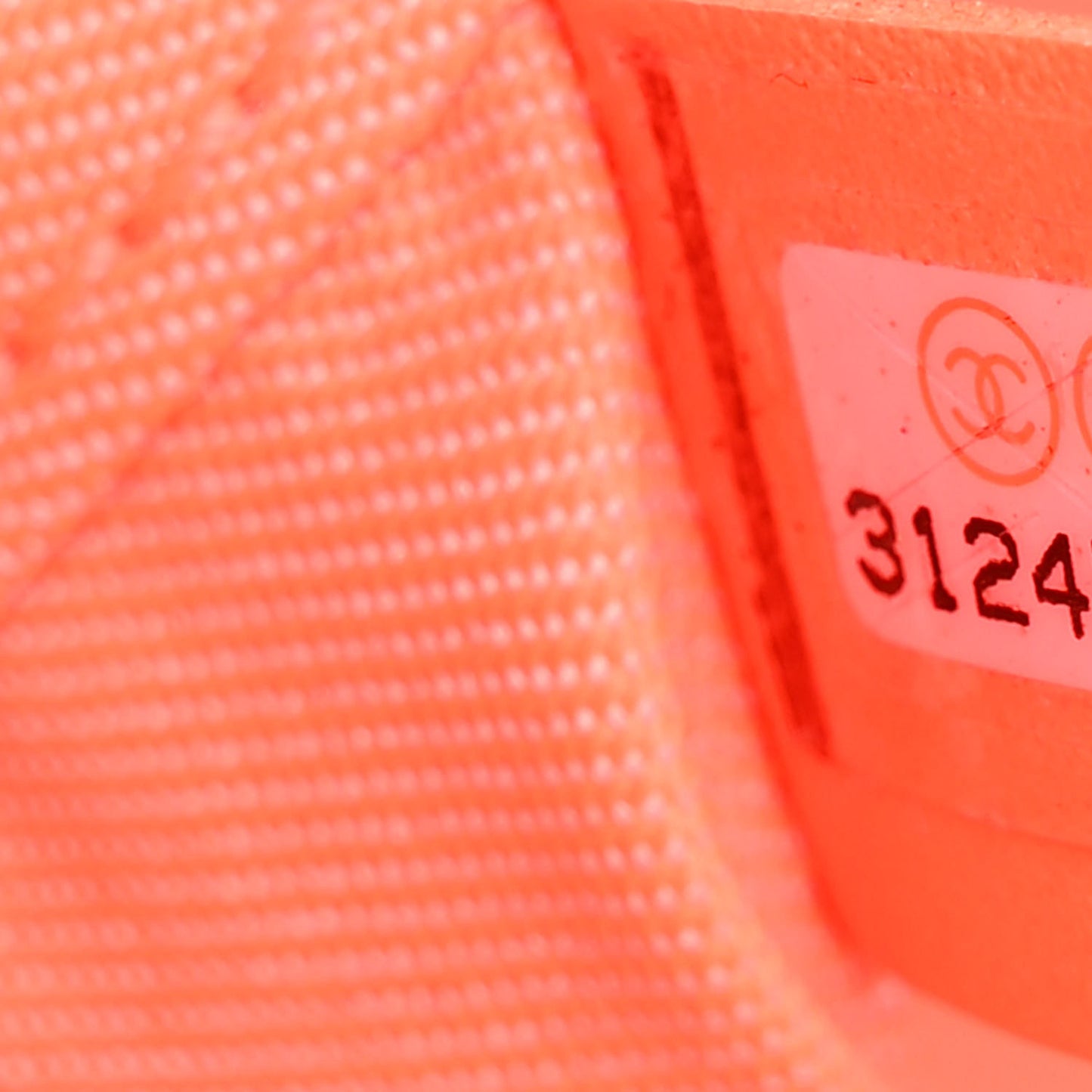 Mixed Fibers Calfskin Medium Deauville Tote Pink Orange