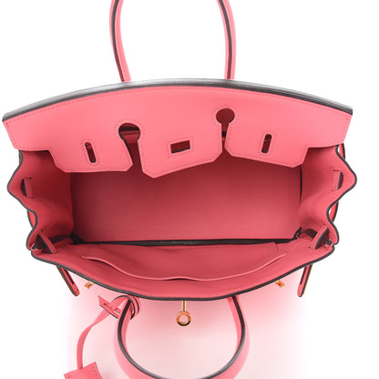 Hermes Swift Birkin 25 Rose Azalee 13 of 46
