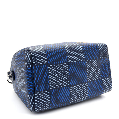 Louis Vuitton Damier Heritage Speedy Bandouliere 25 Blue 4 of 9