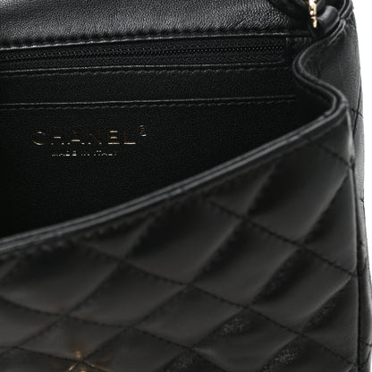 Chanel Lambskin Quilted Mini Square Flap Black 6 of 11