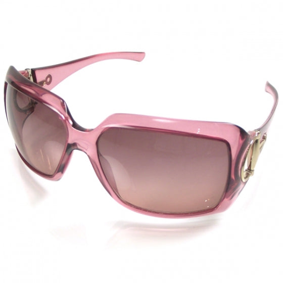 Horsebit Butterfly Frame Sunglasses Pink