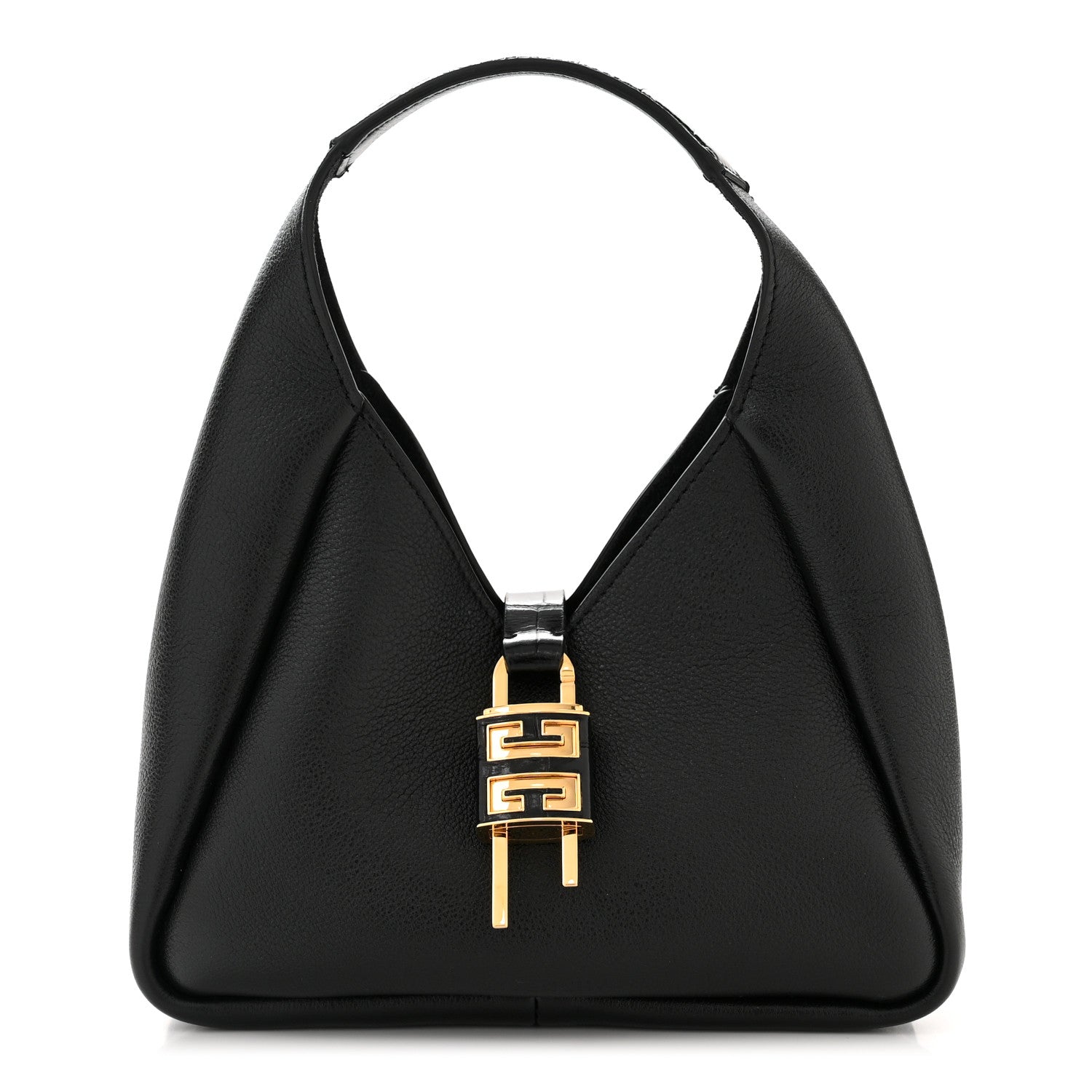 Givenchy Grained Calfskin Mini G-Lock Hobo Black 1 of 9