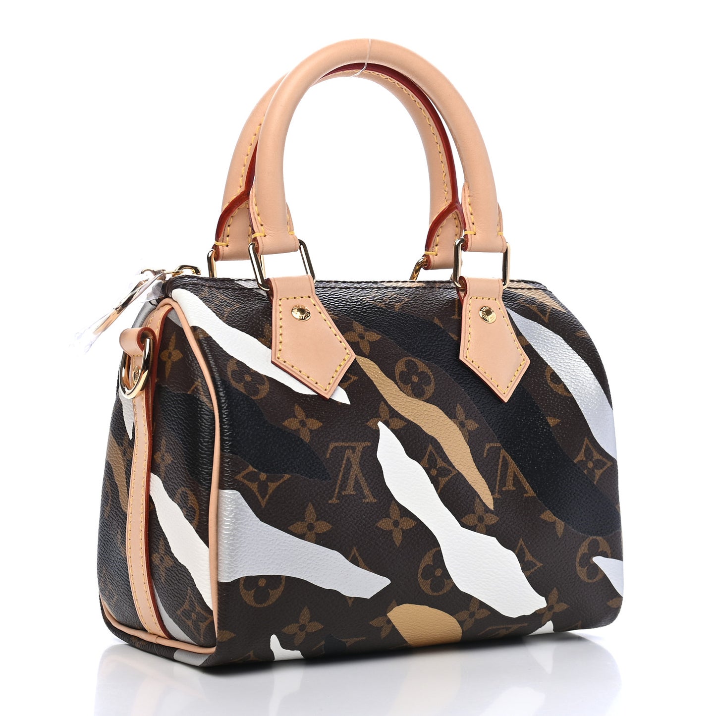 X LOL Monogram Speedy BB Gold Silver