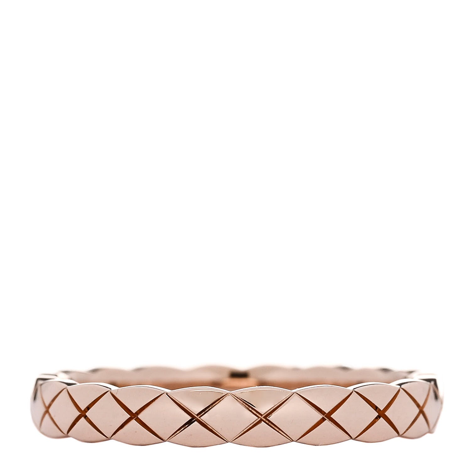 Chanel 18K Beige Gold Mini Coco Crush Ring 60 9 3 of 5