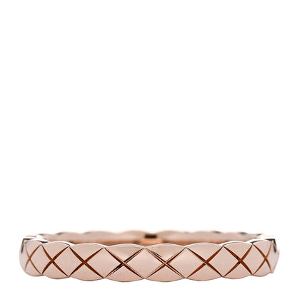 Chanel 18K Beige Gold Mini Coco Crush Ring 60 9 3 of 5
