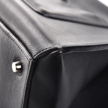 Celine Grained Calfskin Medium Edge Shoulder Bag Black 17 of 17