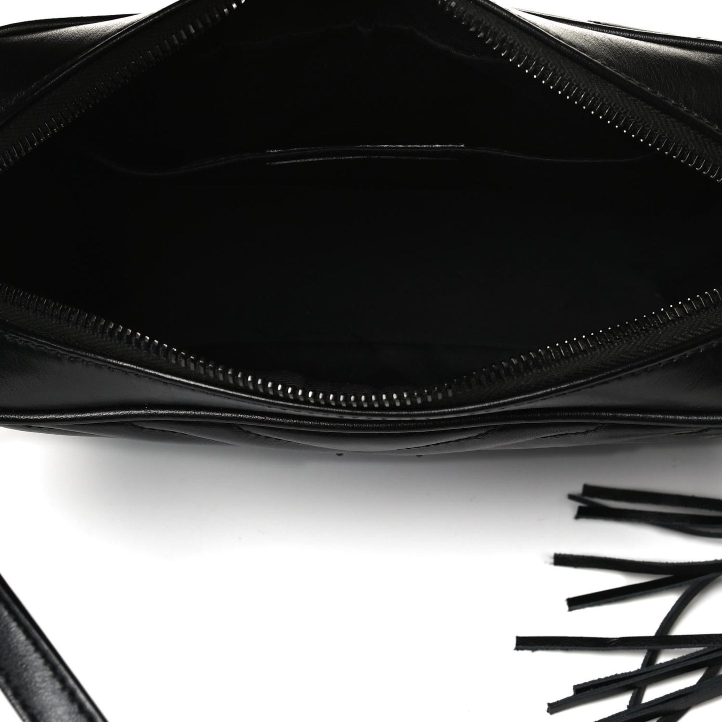Calfskin Matelasse Monogram Lou Camera Bag Black