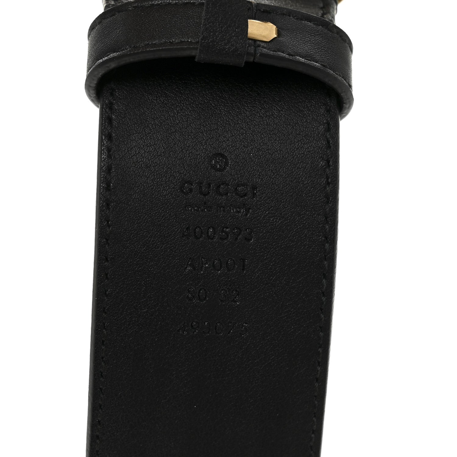 Gucci Calfskin Double G 40mm Belt 80 32 Black 1871833 – FASHIONPHILE