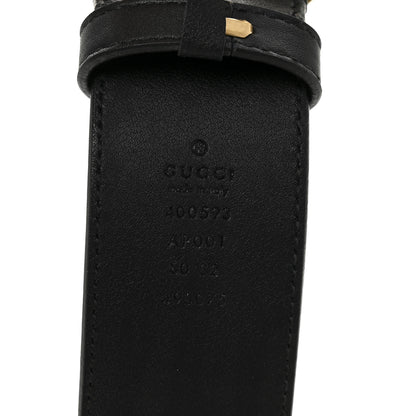 Gucci Calfskin Double G 40mm Belt 80 32 Black 3 of 6