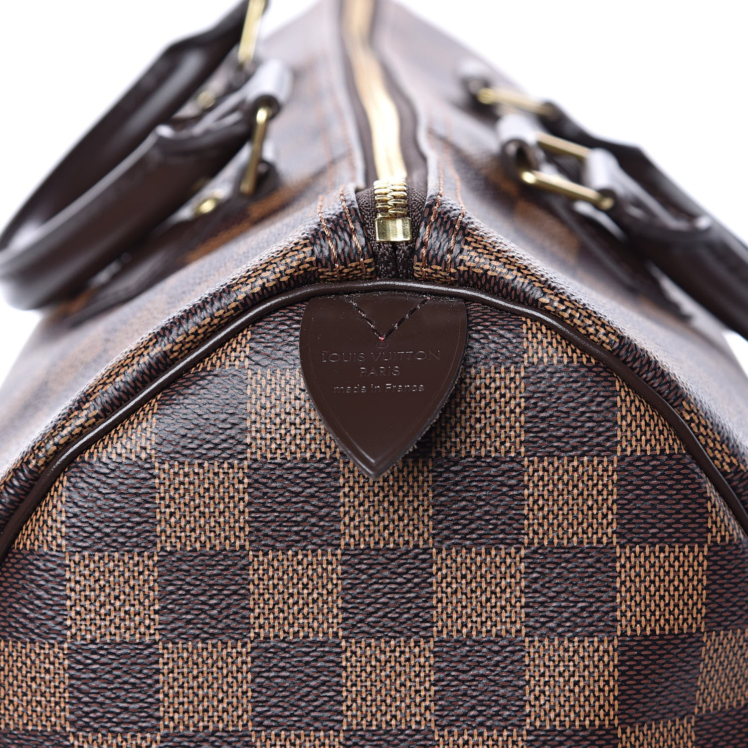 Louis Vuitton Damier Ebene Speedy 35 7 of 9