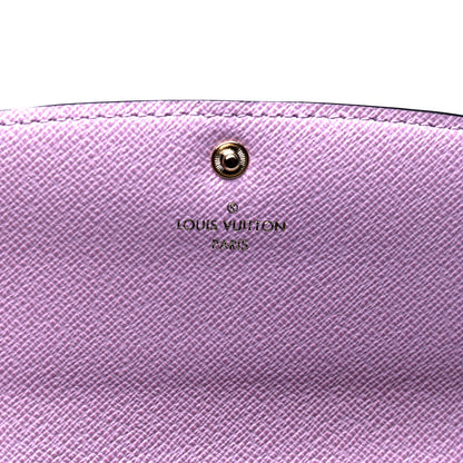 Louis Vuitton Monogram Emilie Wallet Rose Ballerine 4 of 5