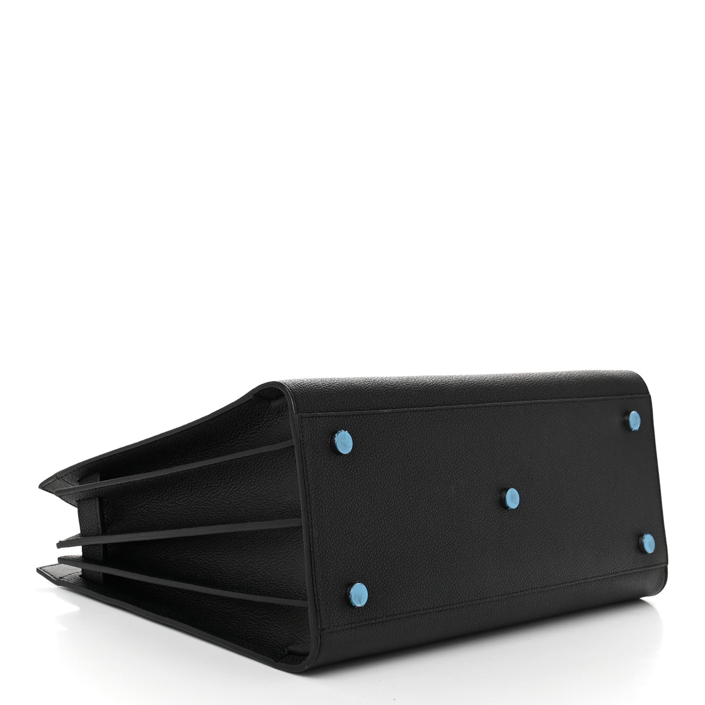 Grained Calfskin Small Sac De Jour Black