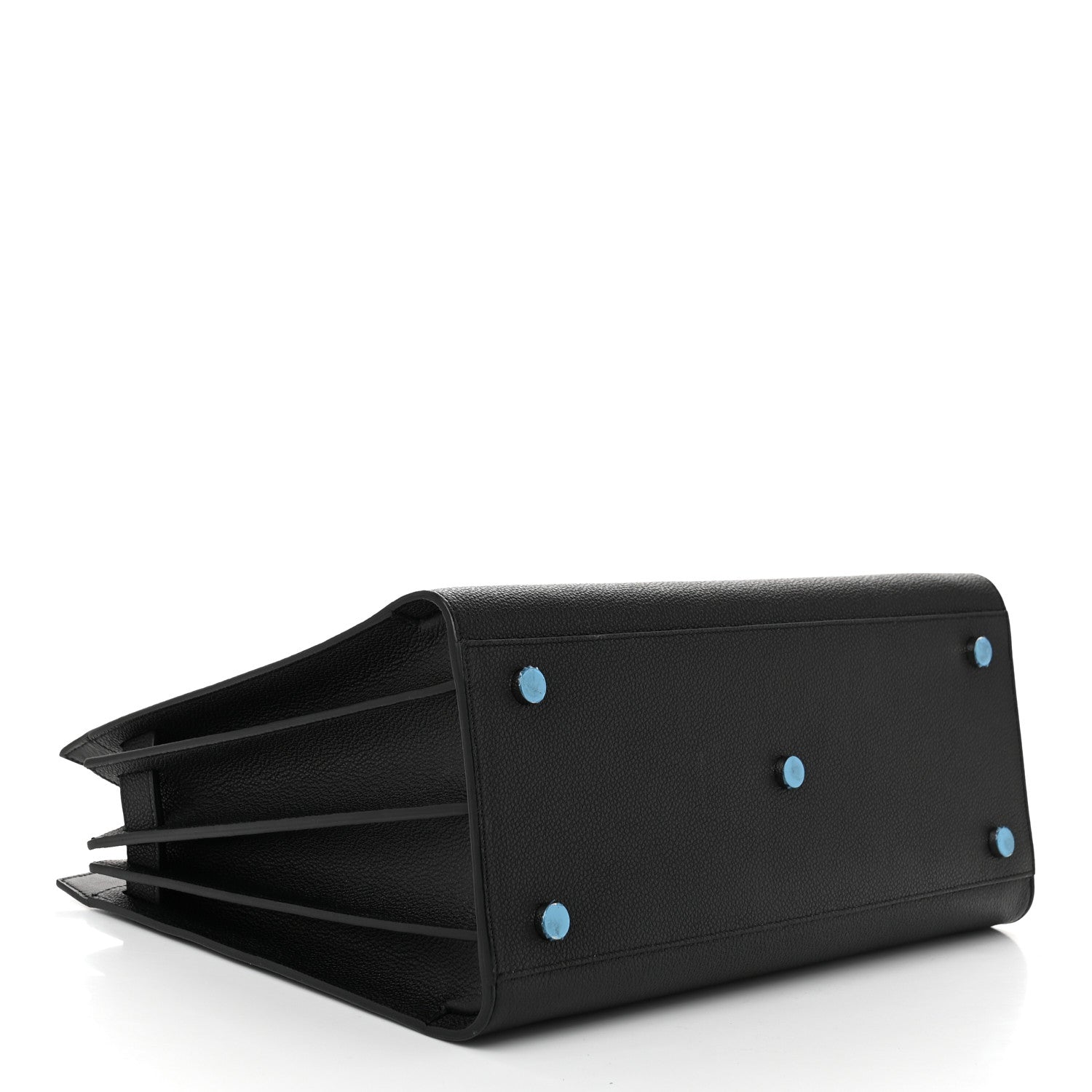 Saint Laurent Grained Calfskin Small Sac De Jour Black 4 of 9
