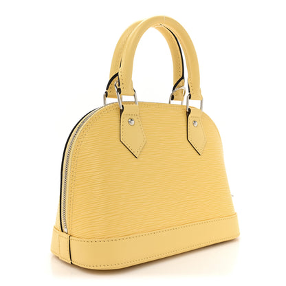 Louis Vuitton Epi Alma BB Jaune Plume 3 of 11