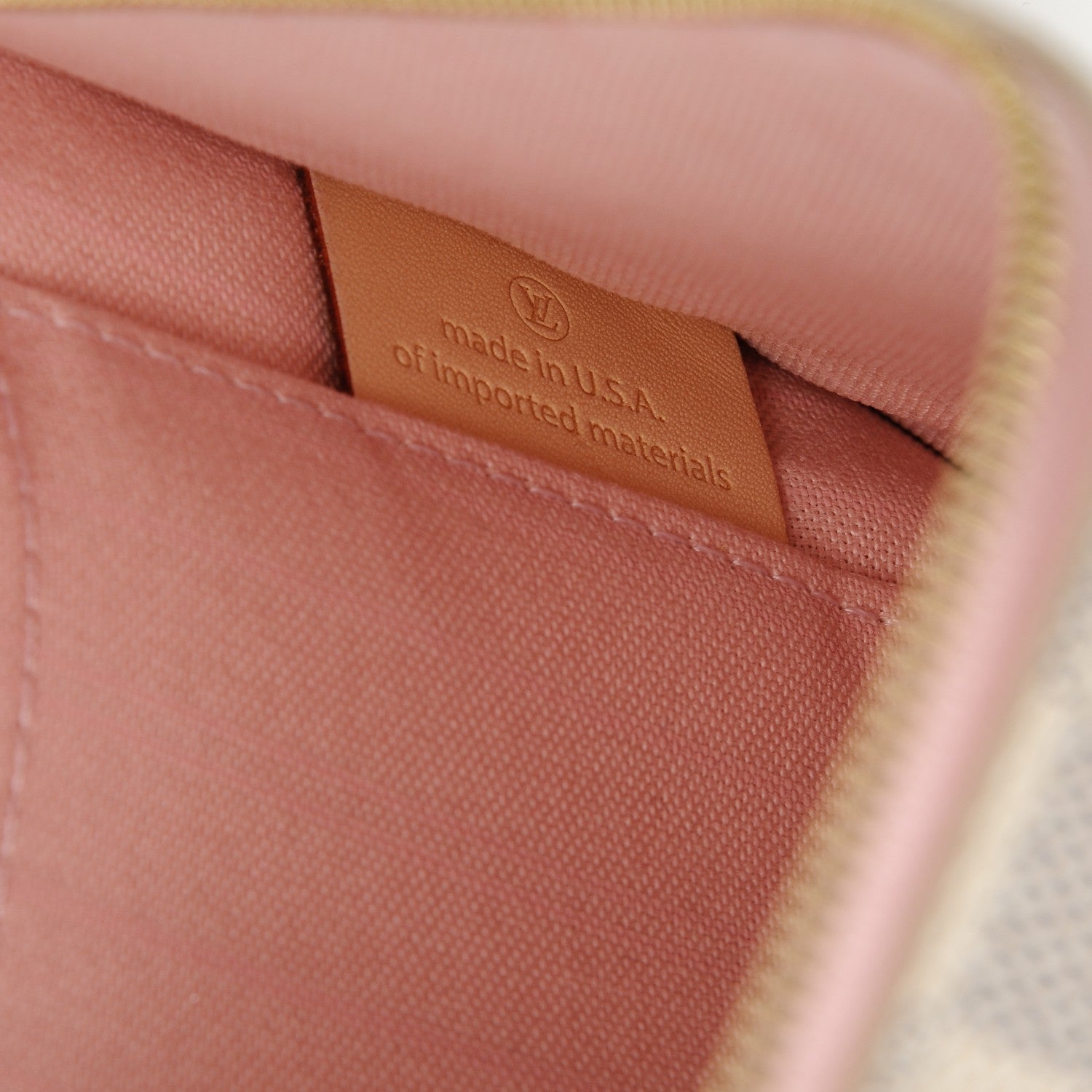 Louis Vuitton Damier Azur Neverfull MM GM Pochette Rose Ballerine 7 of 8