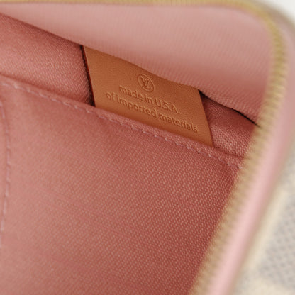 Louis Vuitton Damier Azur Neverfull MM GM Pochette Rose Ballerine 7 of 8