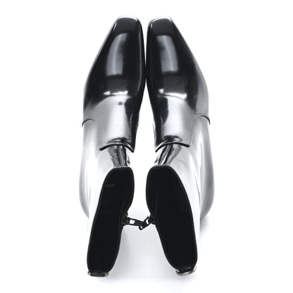 Saint Laurent Vitello Marilyn Betty 70 Ankle Zip Boots 41 Black 2 of 10