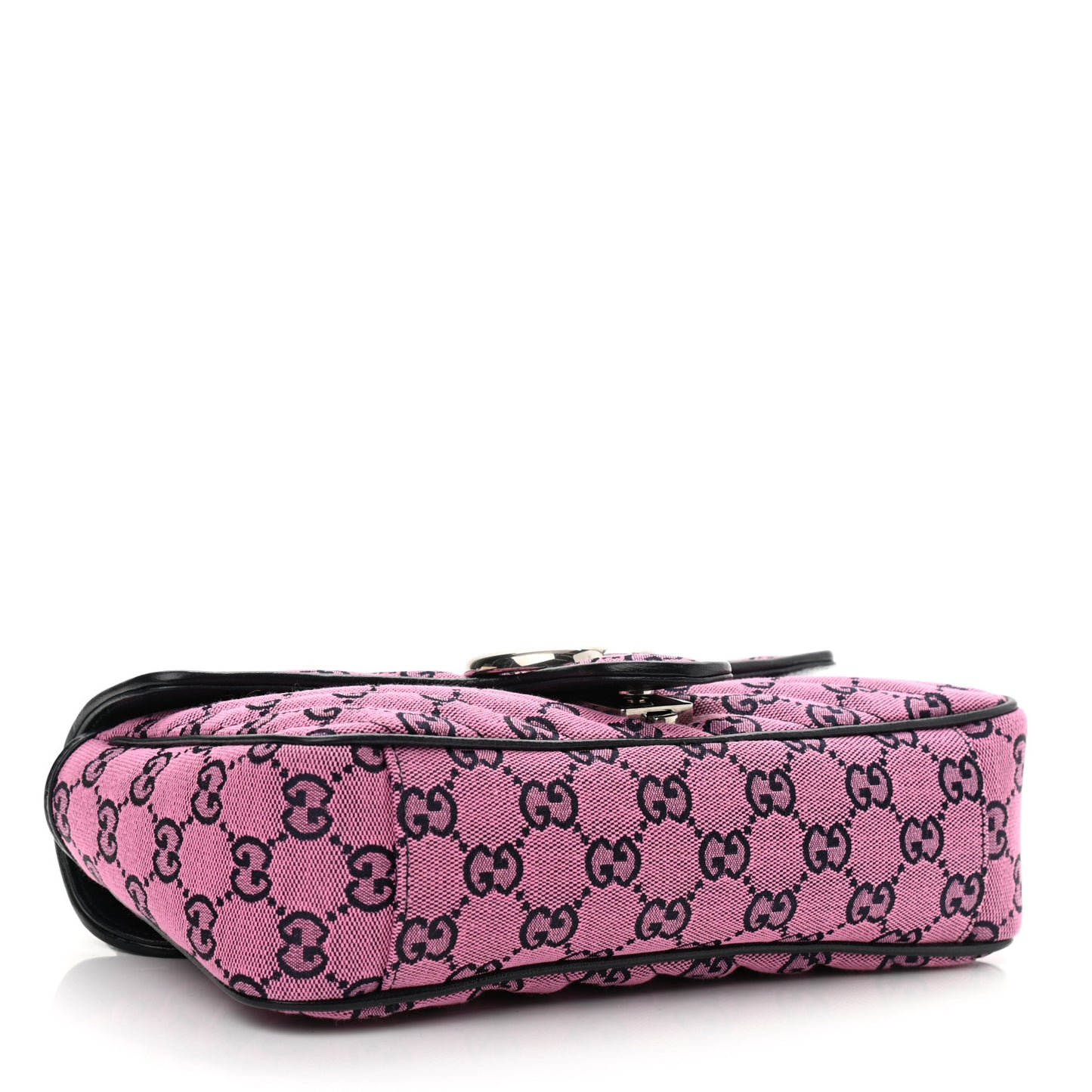 Monogram Multicolor Matelasse Diagonal Small GG Marmont Shoulder Bag Pink Blue