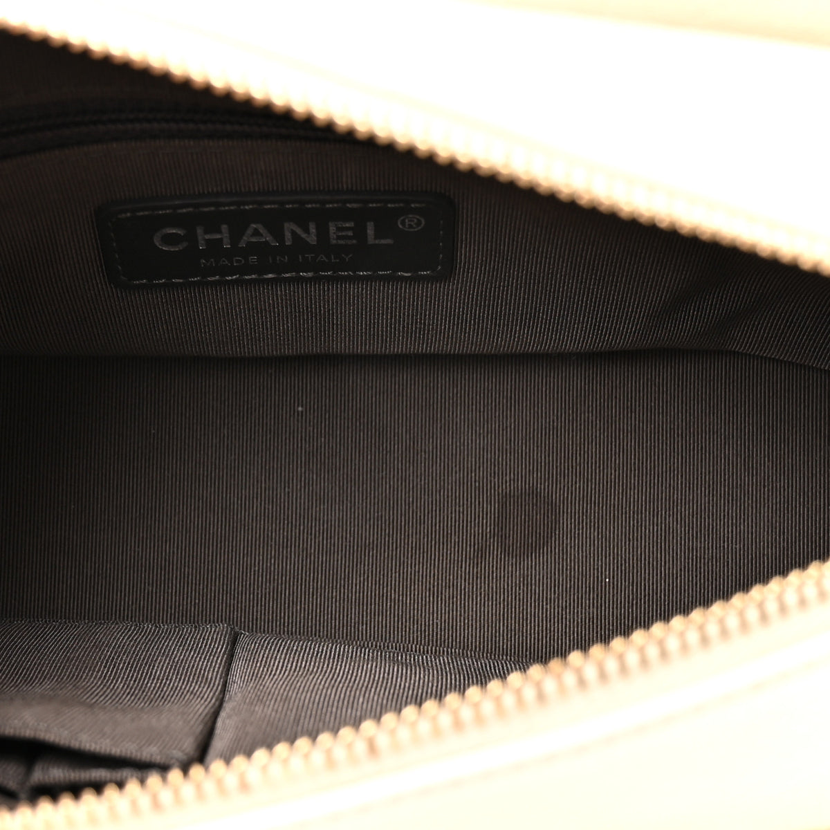 Chanel Tweed Calfskin Quilted Small Gabrielle Hobo Ivory Black 5 of 11