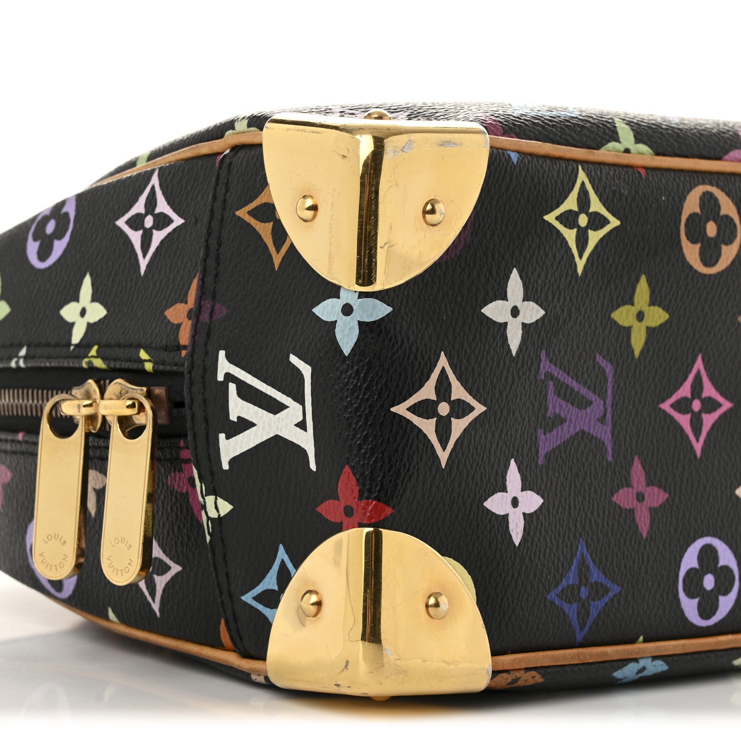 Louis Vuitton Monogram Multicolor Trouville Black 8 of 12