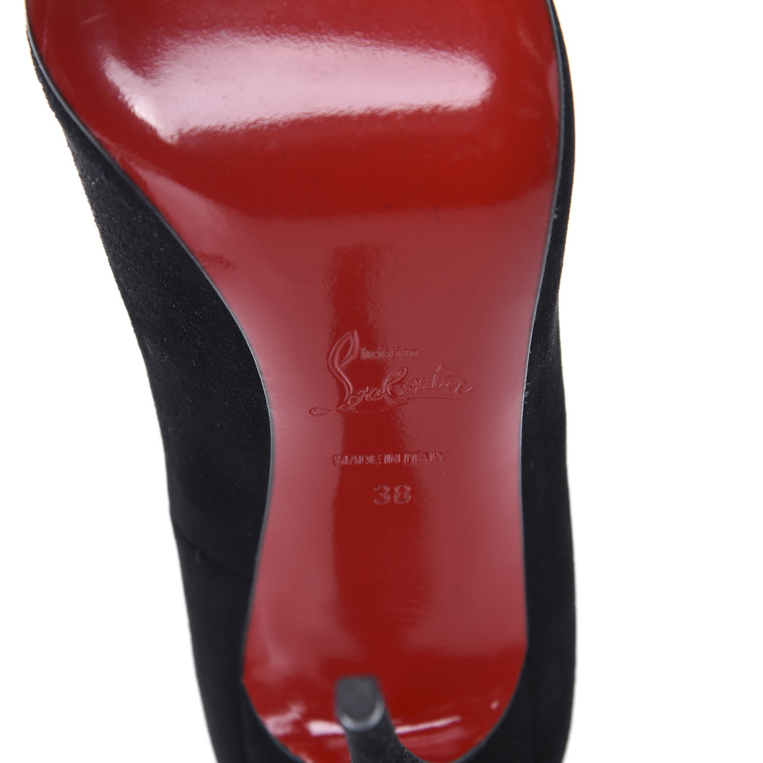 Christian Louboutin Suede So Kate 120 Pumps 38 Black 8 of 9