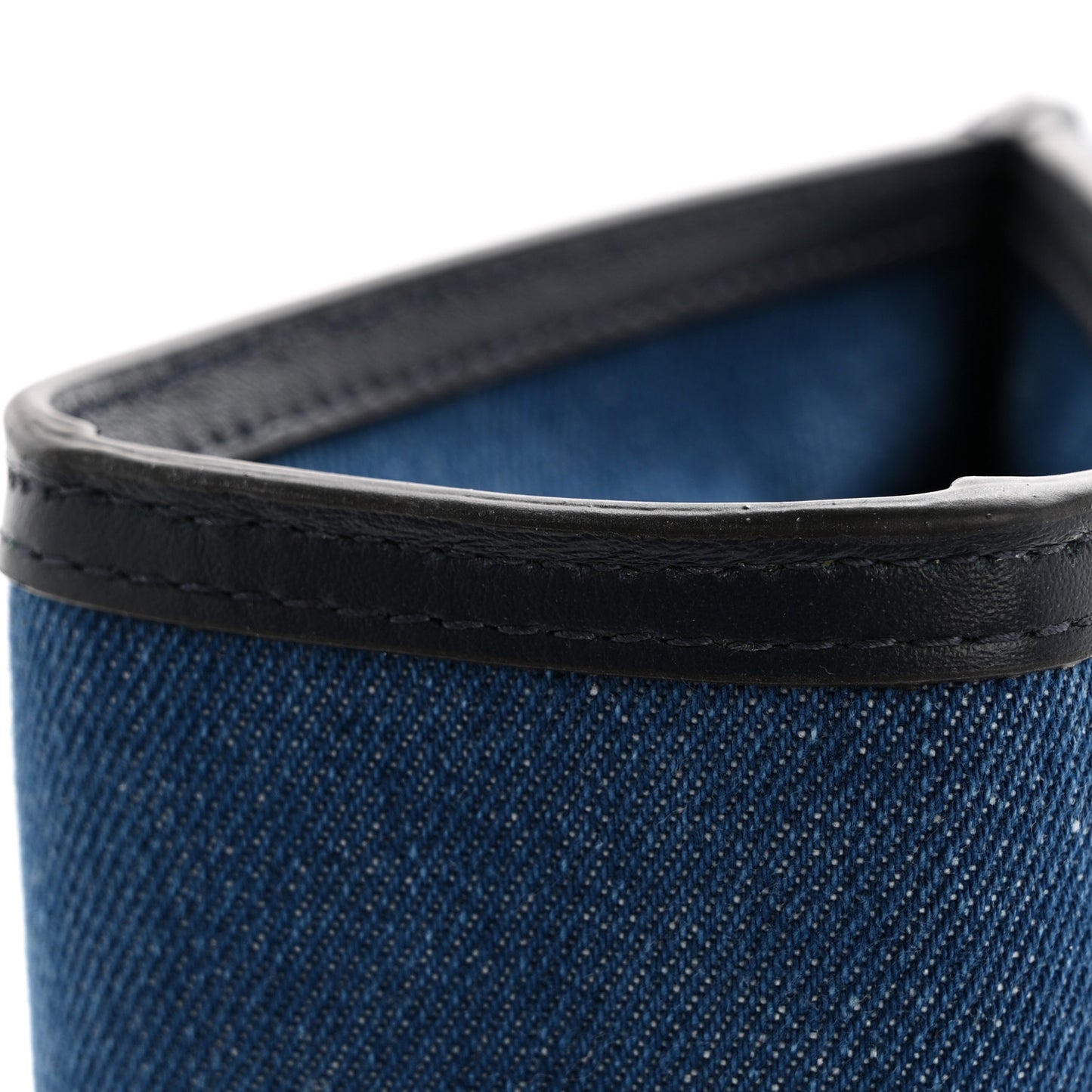 Denim Choo Pouch Clutch Blue