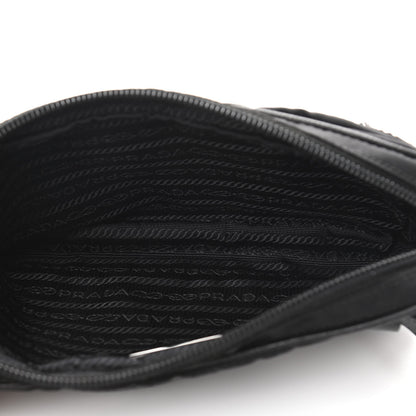 Prada Tessuto Nylon Saffiano Belt Bag Black 5 of 11