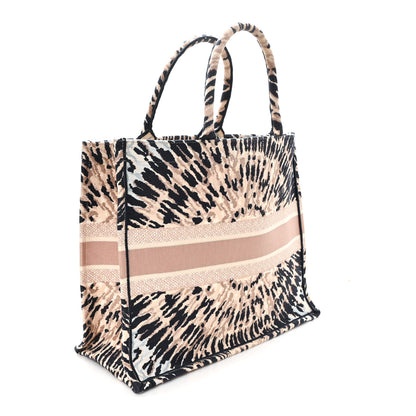 Christian Dior Canvas Embroidered Tie Dye Large Book Tote Multicolor 3 of 13