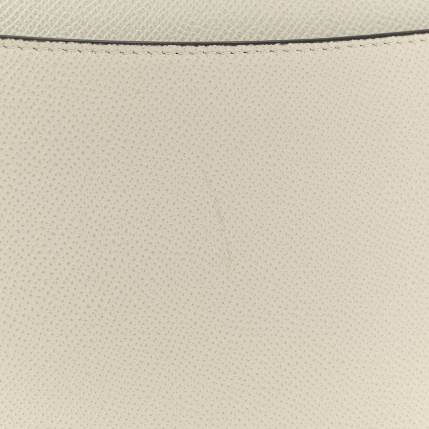 Christian Dior Grained Calfskin Saddle Bag White 13 of 13