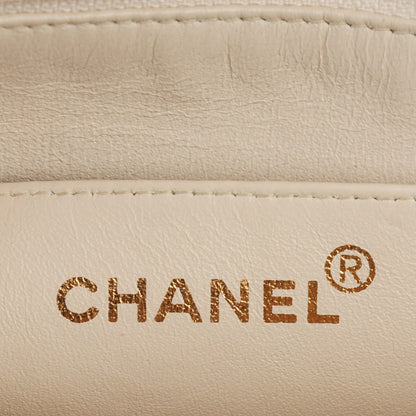 Chanel Caviar Quilted Medium Single Flap Beige Clair 7 of 12