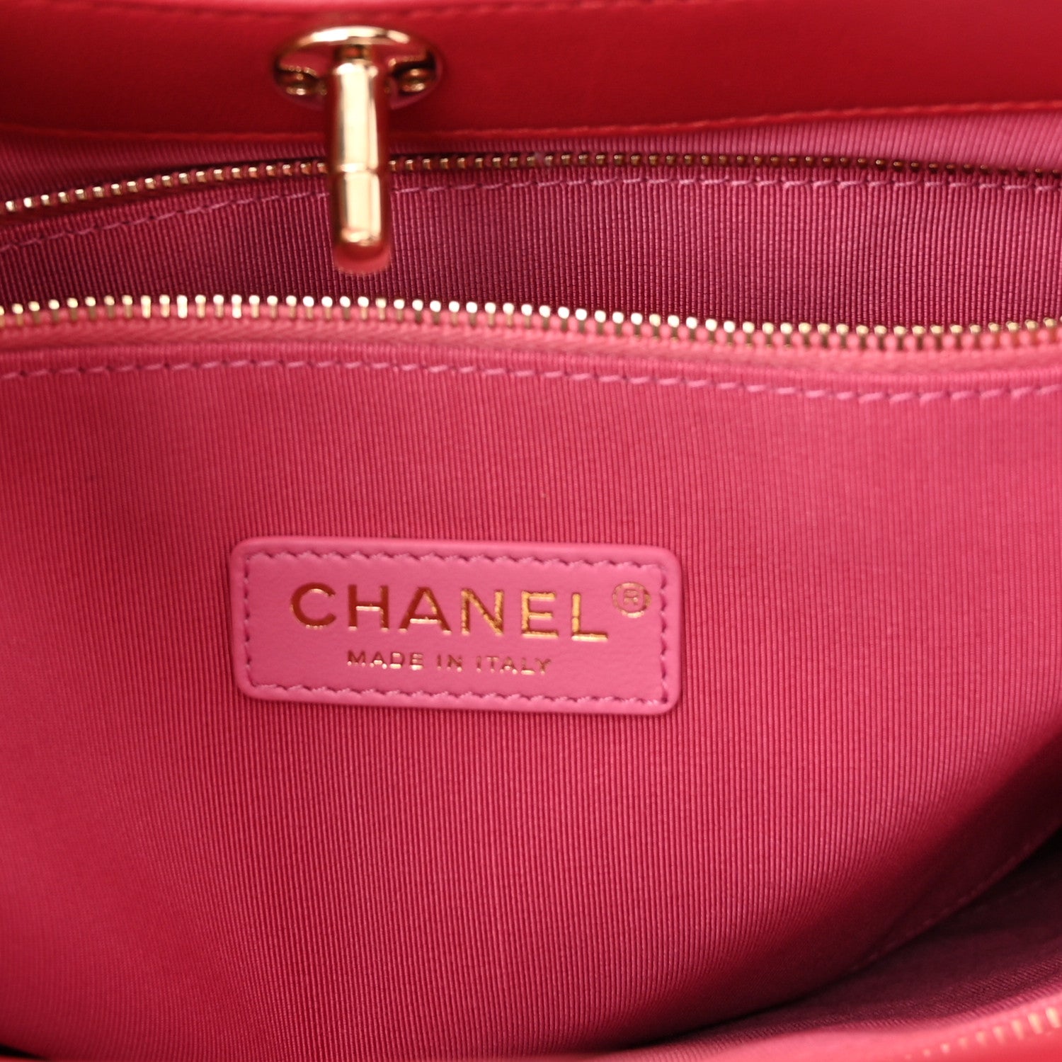 Chanel Lambskin Quilted Large 31 Shopping Bag Pink Light Red 6 of 10
