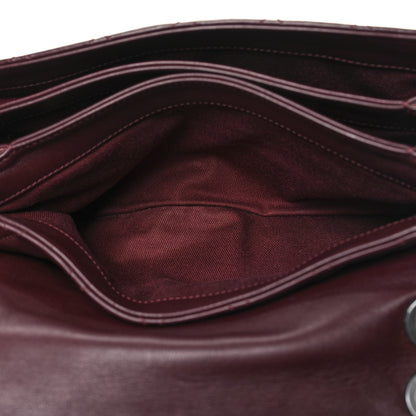 Chanel Calfskin Quilted Medium Soft Elegance Flap Bordeaux 7 of 12
