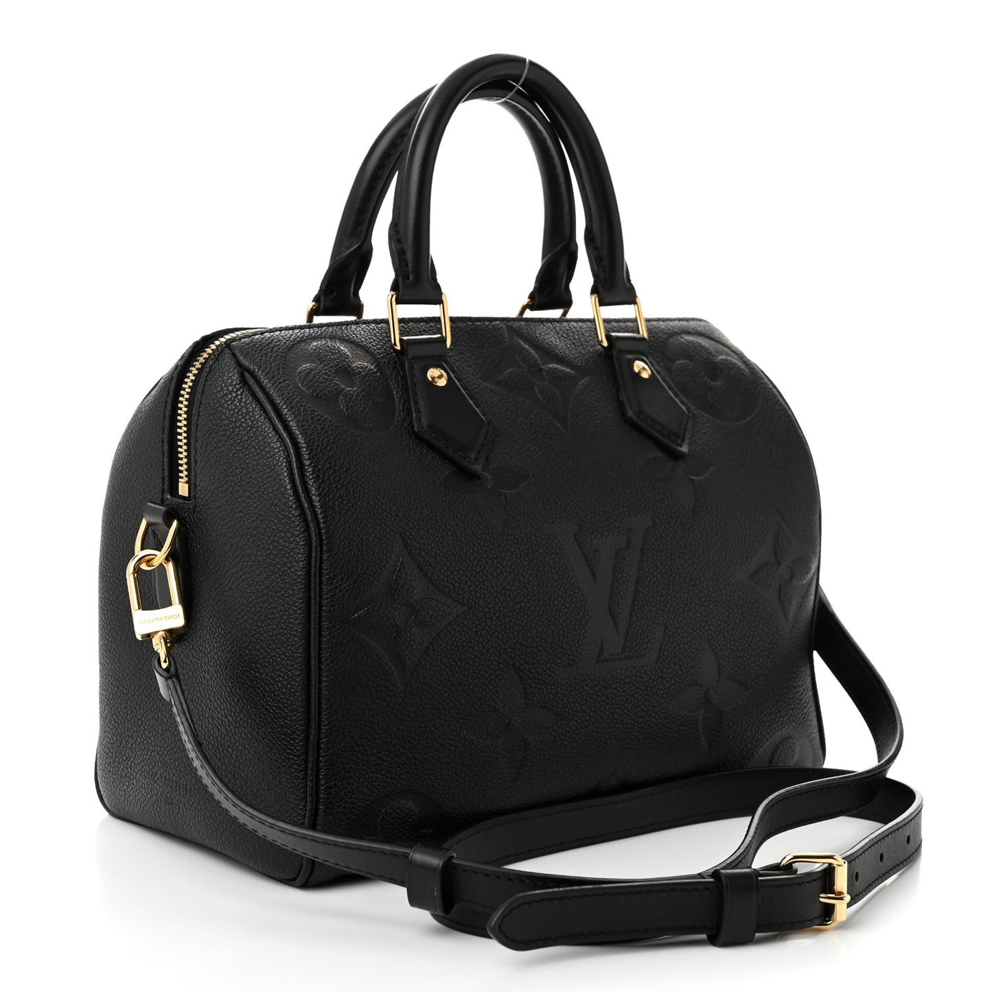 Empreinte Monogram Giant Speedy Bandouliere 25 Black