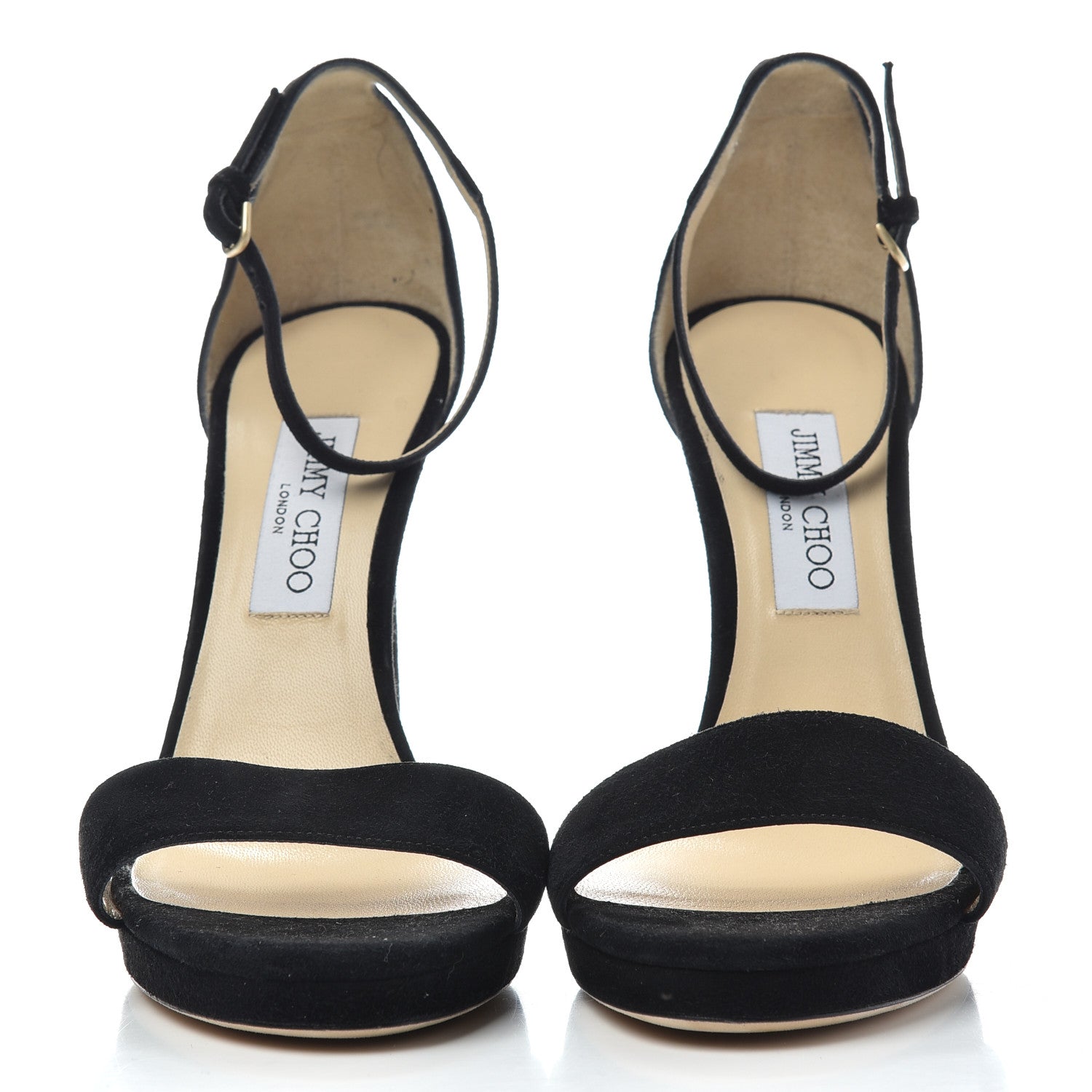 Jimmy Choo Suede Misty 120 Sandals 40 Black 2 of 10