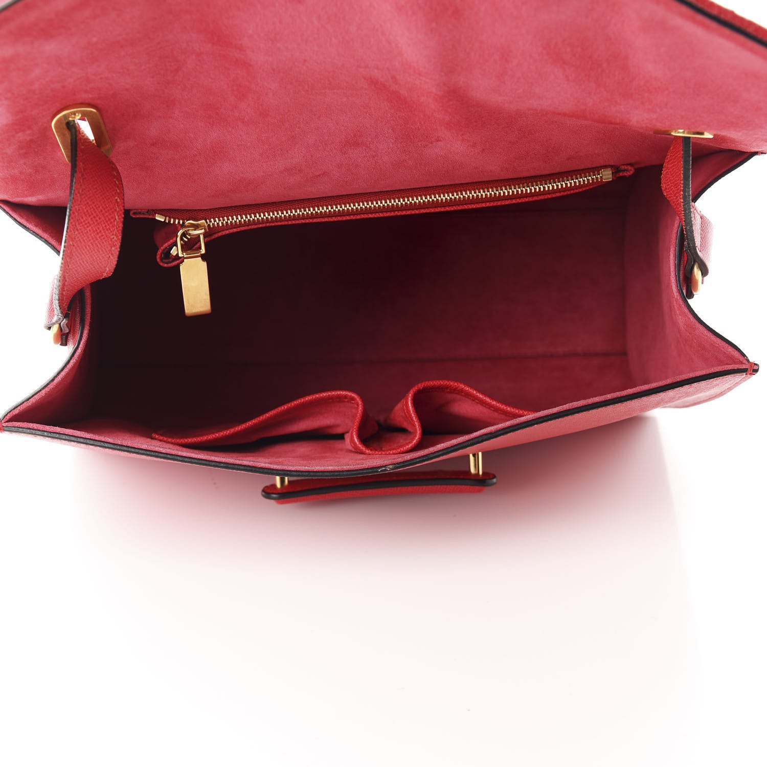 Alexander McQueen Grained Calfskin Heroine Shoulder Bag Red 5 of 12