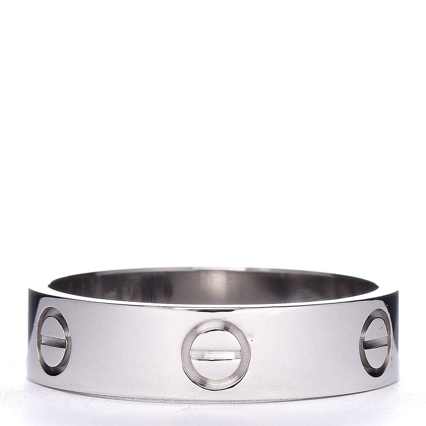 18K White Gold 5.5mm LOVE Ring 61 9.5