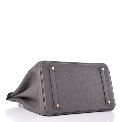 Hermes Togo Birkin 35 Etain 5 of 37