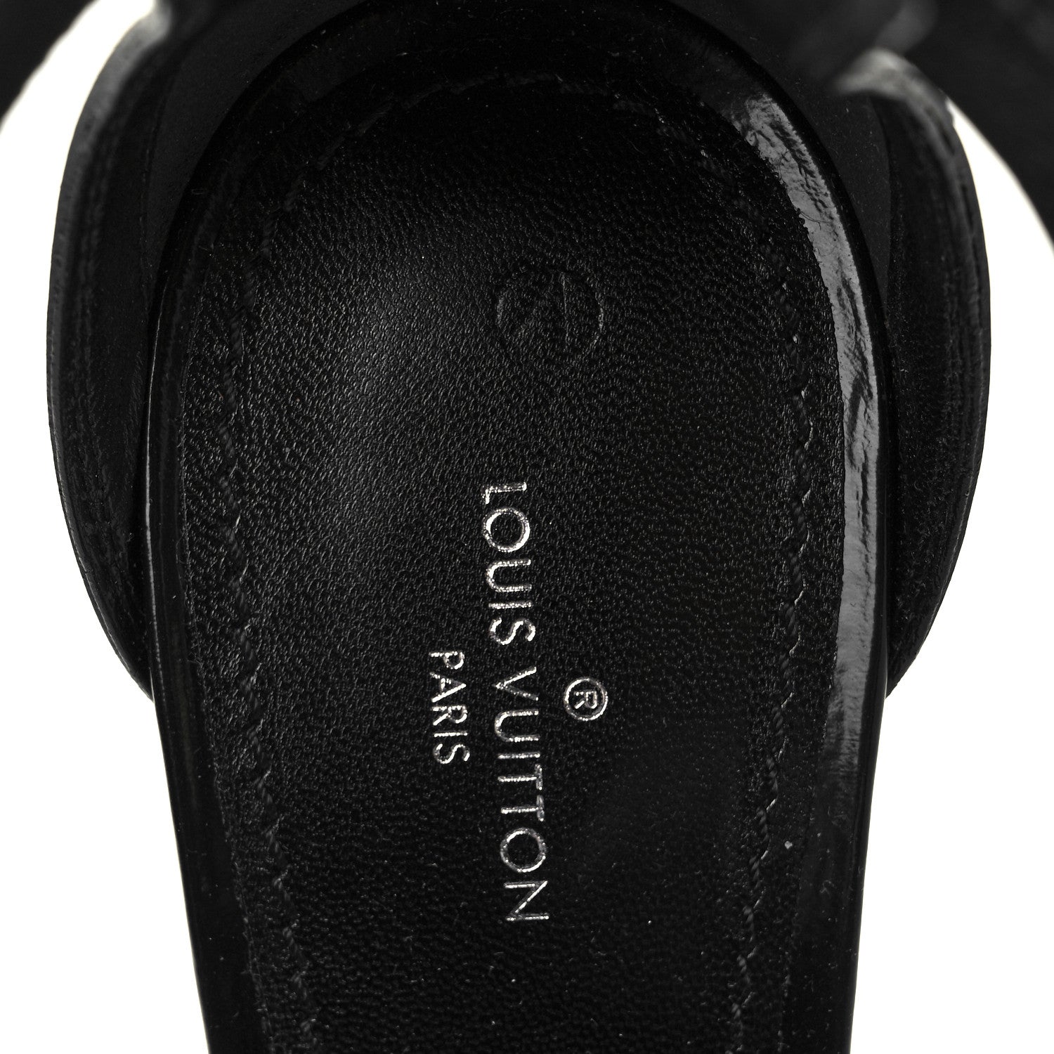 Louis Vuitton Glazed Calfskin Monogram Star Trail Sandals 41 Black 8 of 8