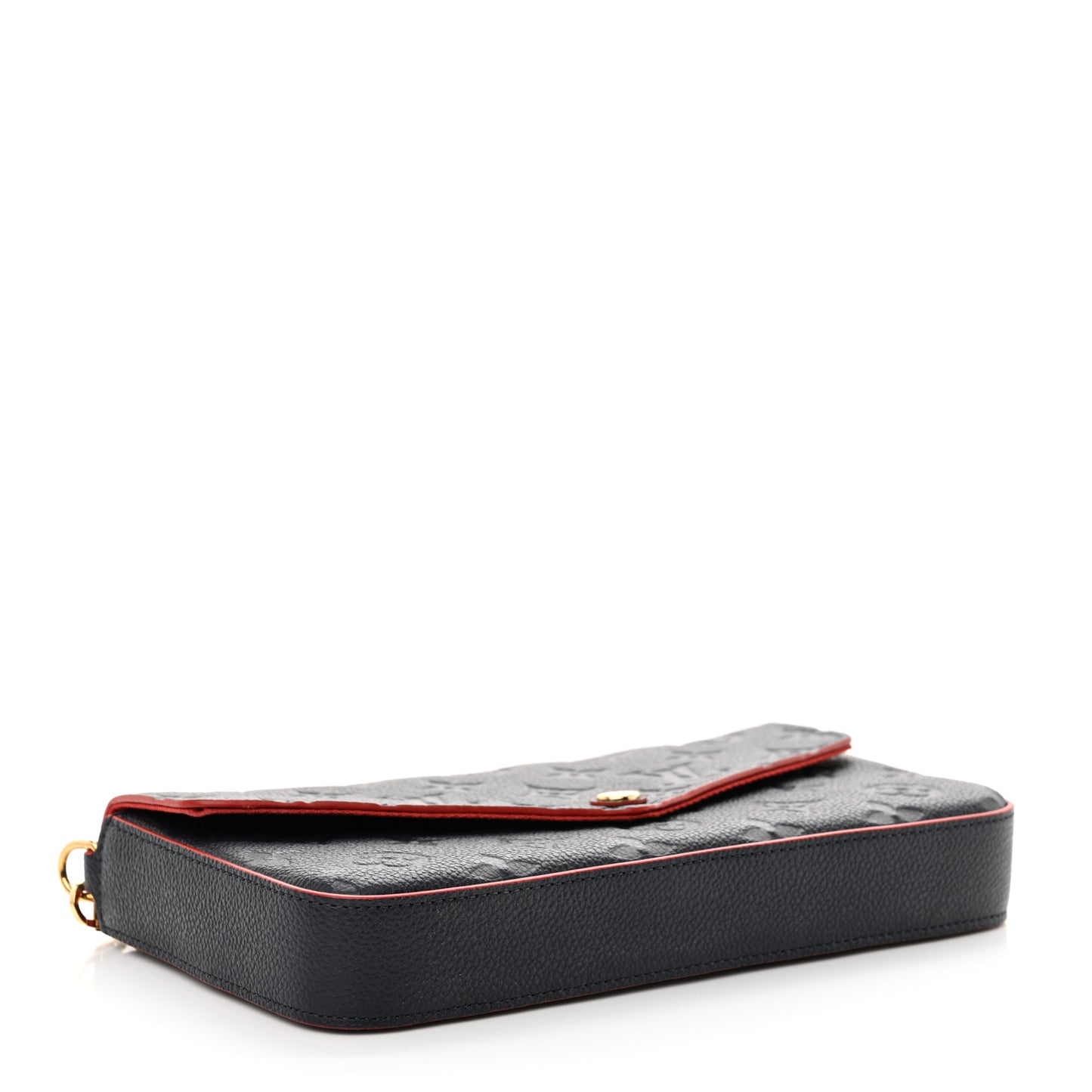 Empreinte Pochette Felicie Chain Wallet Marine Rouge