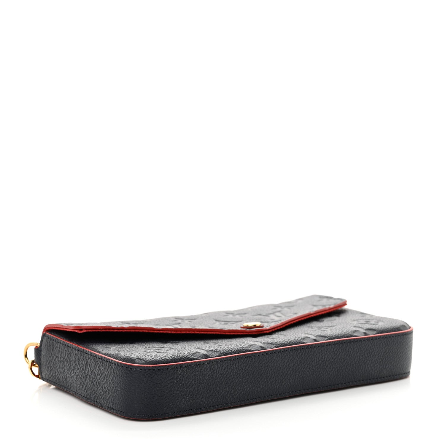 Louis Vuitton Empreinte Pochette Felicie Chain Wallet Marine Rouge 5 of 10