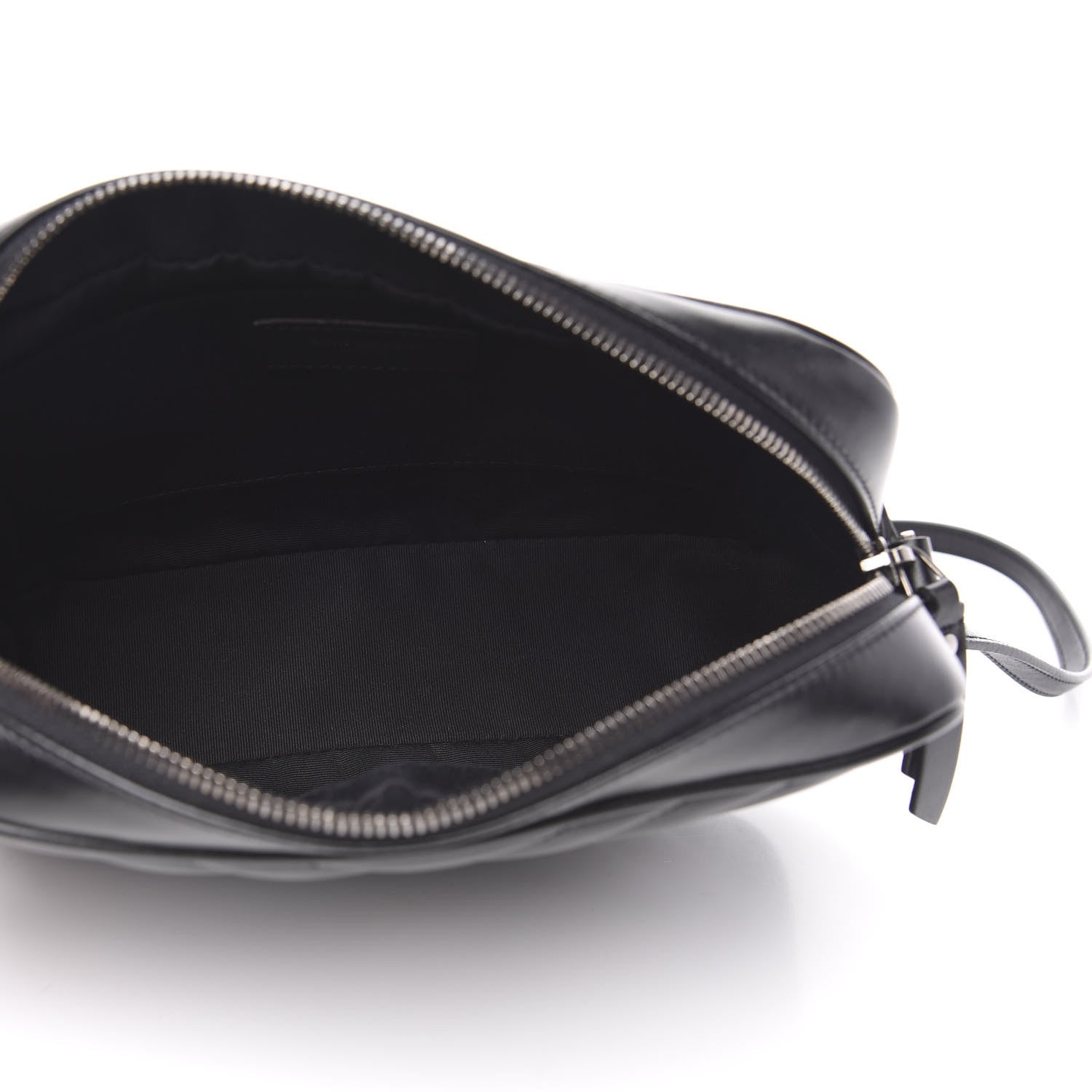 Saint Laurent Calfskin Matelasse Monogram Lou Camera Bag Black 5 of 9