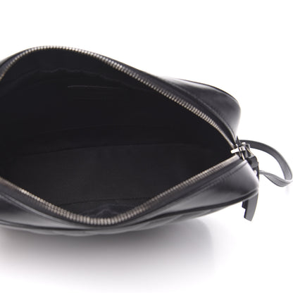 Saint Laurent Calfskin Matelasse Monogram Lou Camera Bag Black 5 of 9