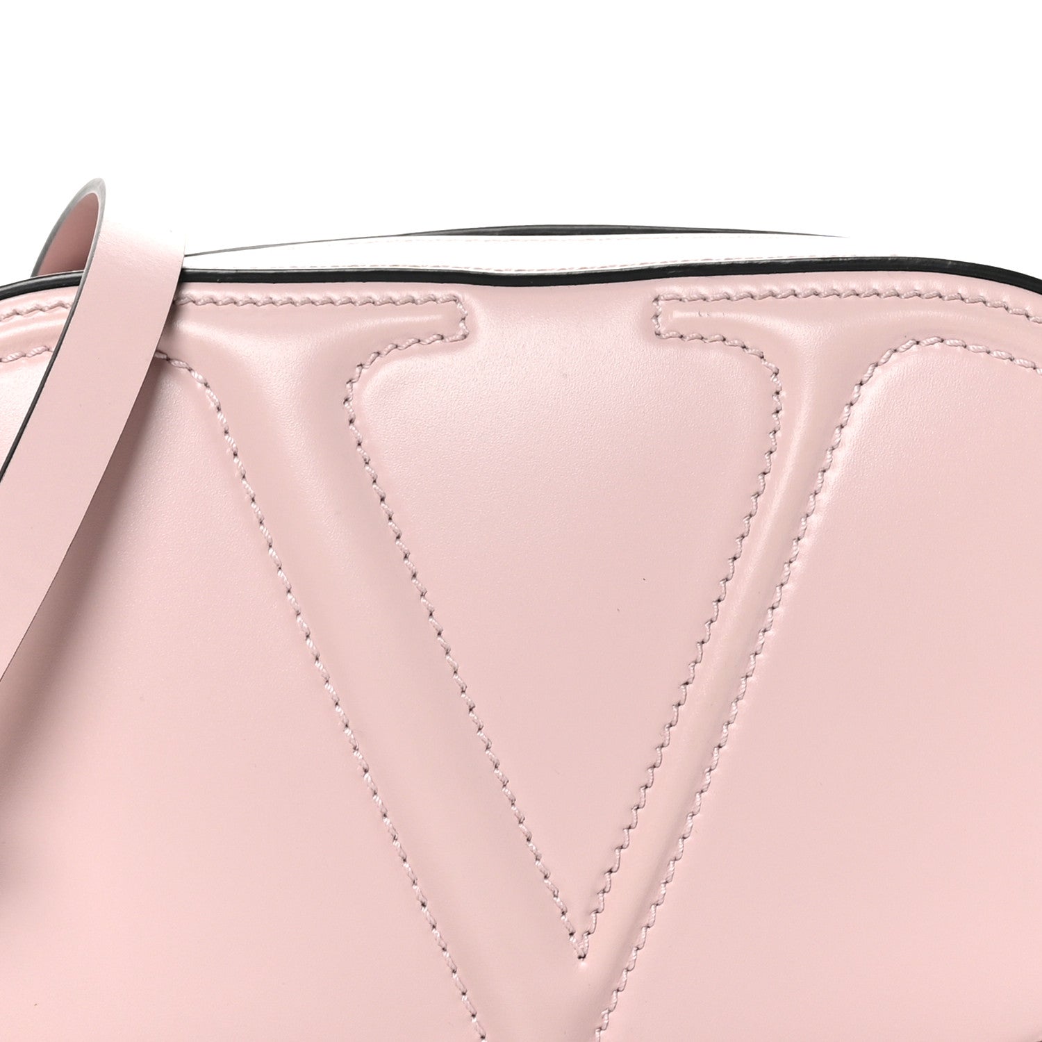 Valentino Garavani Calfskin VLogo Walk Crossbody Rose Quartz 8 of 11