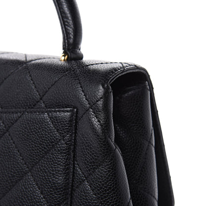 Chanel Caviar Quilted Jumbo Kelly Flap Black 9 of 15