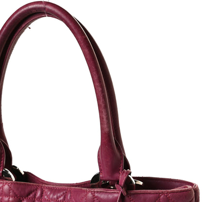 Christian Dior Lambskin Cannage Chri Chri Tote Fuchsia 19 of 24