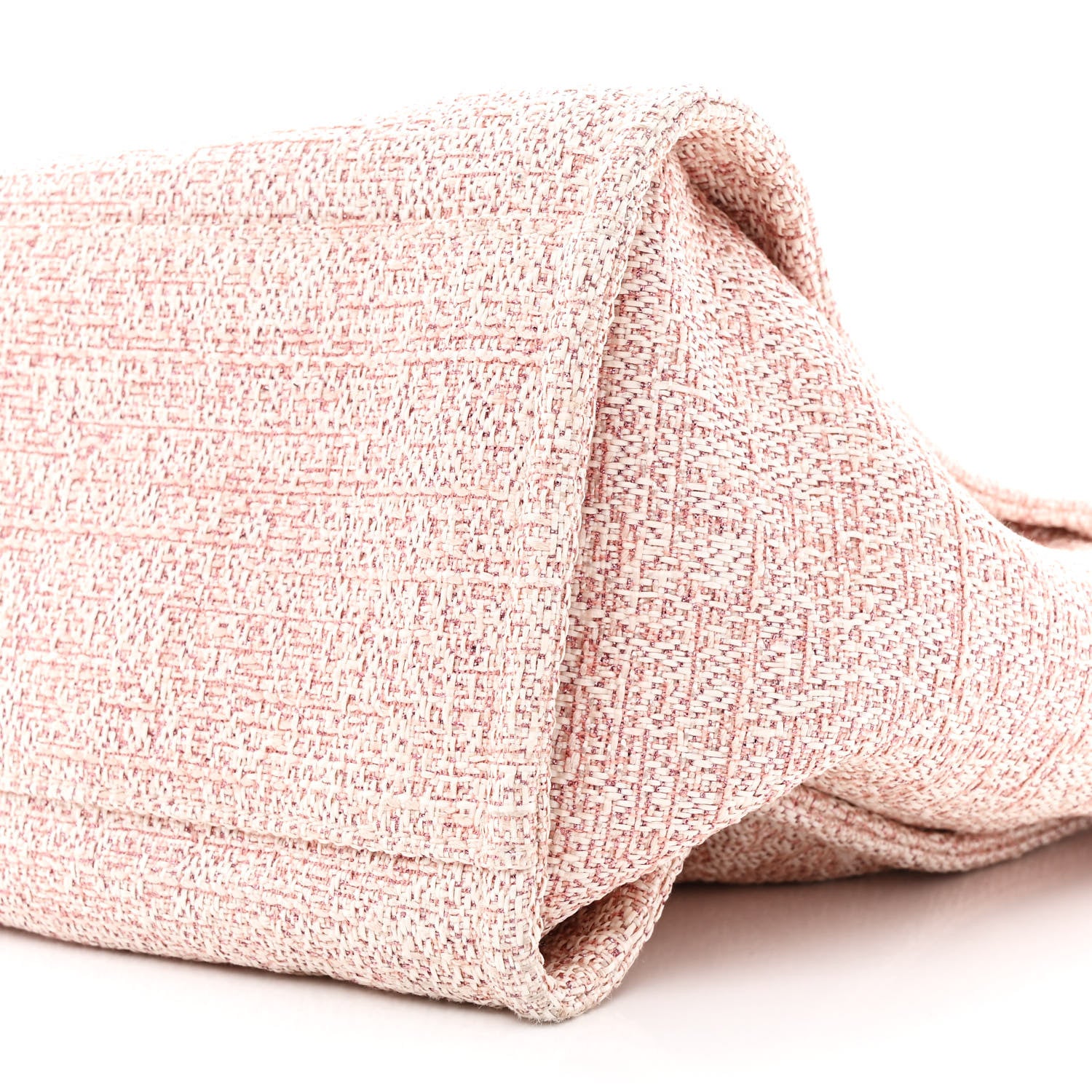 Chanel Lurex Boucle Deauville Medium Tote Pink 10 of 11