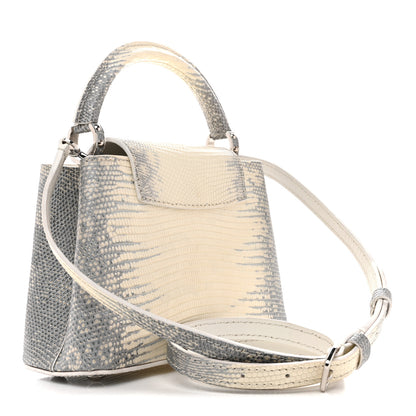 Louis Vuitton Lizard Capucines Mini White 3 of 9