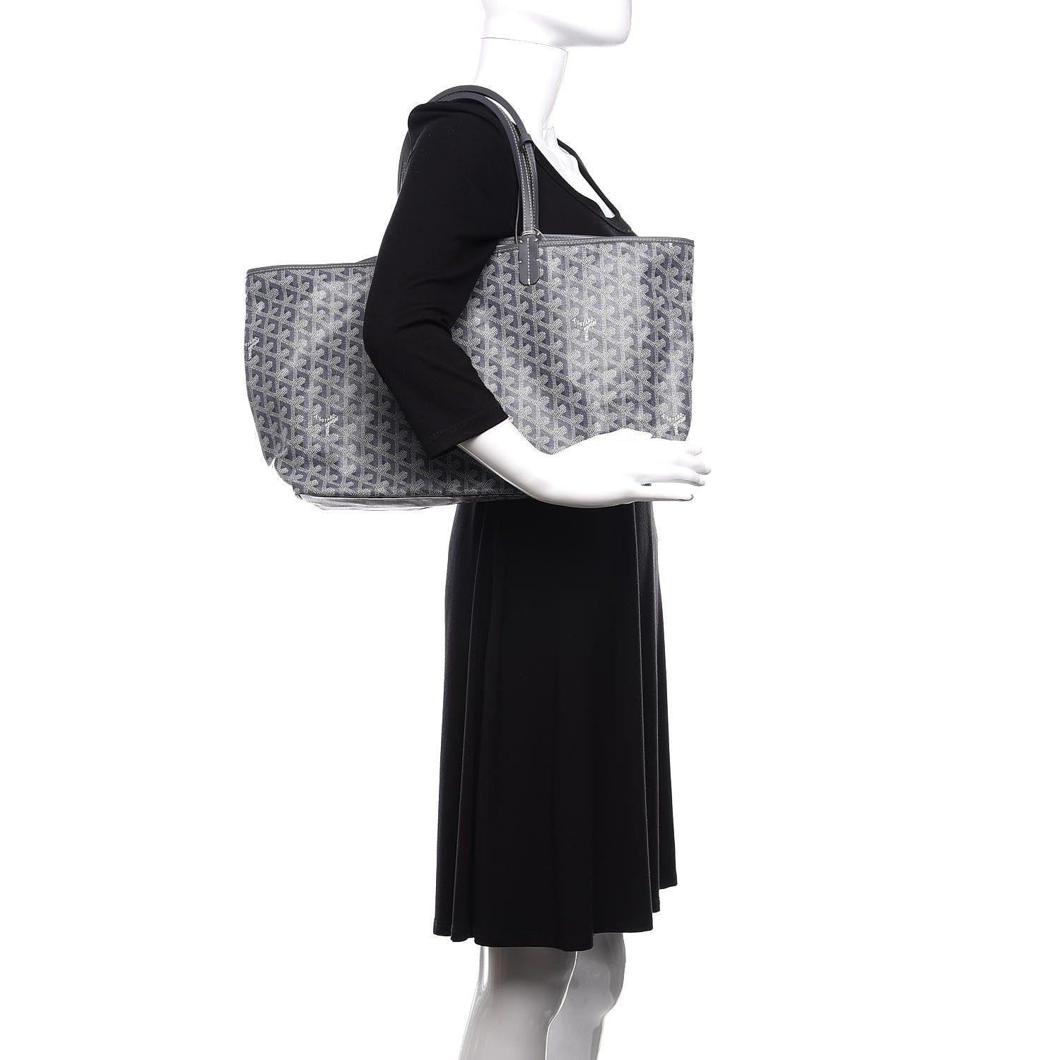 Goyard Goyardine Saint Louis PM Grey 2 of 9